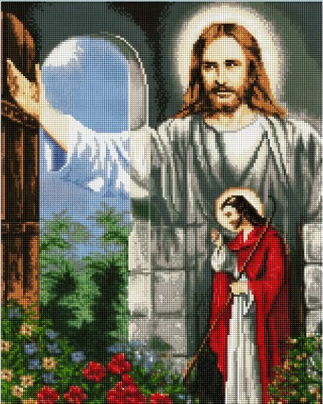 Мозаїка алмазна Ікона Ворота до раю 40х50 см ColorArt SP031 Мозаїка алмазна Ікона Ворота до раю 40х50 см ColorArt SP031