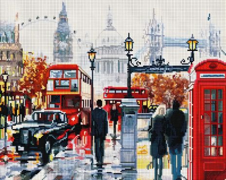 Алмазная мозаика "Лондон" 40х50 см ColorArt SP032