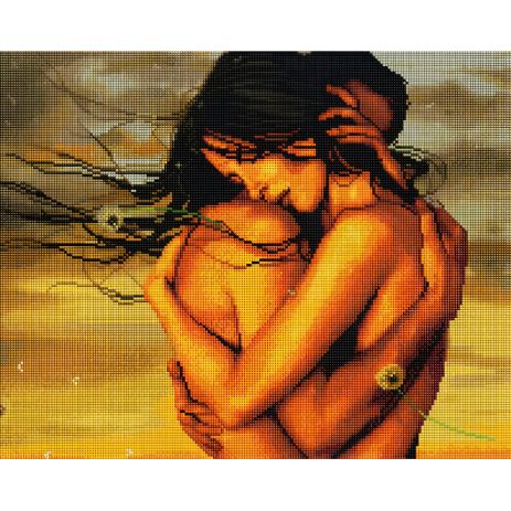 ColorArt Алмазна мозаїка "Обійми" 40х50 см SP045 ColorArt Алмазна мозаїка "Обійми" 40х50 см SP045