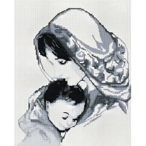 Алмазна мозаїка Марія з немовлям 40х50 см ColorArt SP043 шедевр Алмазна мозаїка Марія з немовлям 40х50 см ColorArt SP043 шедевр