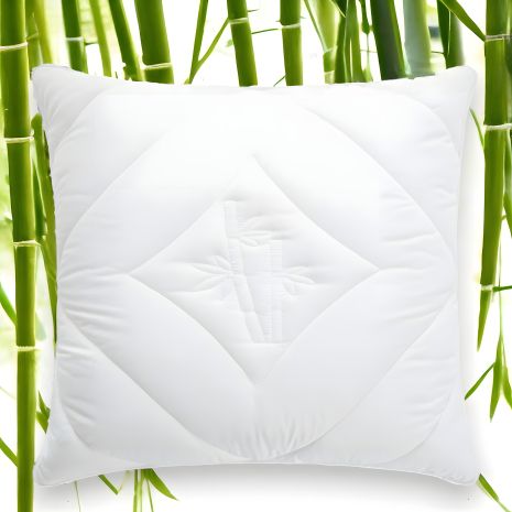 Подушка Bamboo IDEIA бамбуковая с двумя чехлами на молнии 70х70 см (8-29967) для комфортного сна Подушка Bamboo IDEIA бамбуковая с двумя чехлами на молнии 70х70 см (8-29967) для комфортного сна