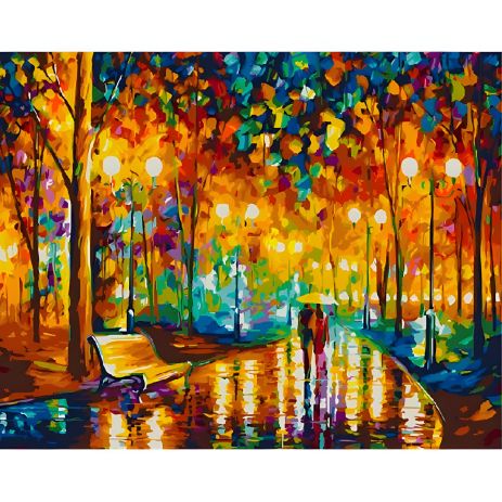 Алмазная мозаика "Осенний парк" 40х50 см ColorArt SP055