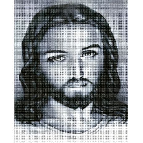 Ікона Ісус, алмазна мозаїка 40х50 см ColorArt SP059