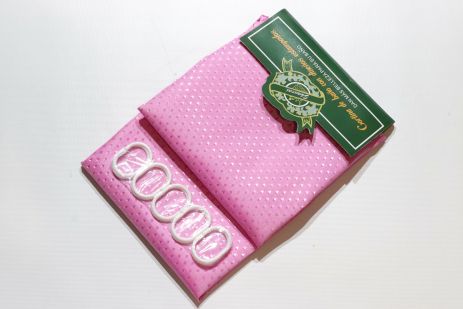 Однотонная розовая шторка для ванной 180x180 см