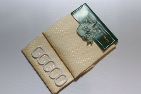 Жовта однотонна шторка для ванної 180x180 см