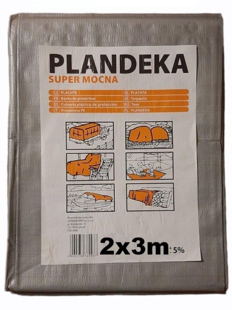 Тент Пландека Тарпаулін 2x3 Super Mocna захисний (160g\m2) (Wimar) Польща