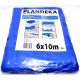Тент Пландека Тарпаулін 6x10м захисний (60г/м2) (Wimar) Польща з люверсами HEAVY DUTY