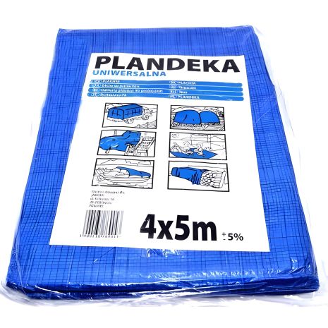 Захисний тент Пландека Тарпаулін 4x5м (60г/м2) від Wimar Польща