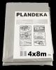 Защитный тент Пландека Тарпаулин 4x8м (110г/м2) с люверсами (Wimar) Польша