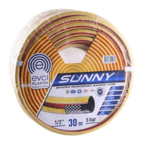 Поливальний шланг Evci Plastic Веселка "Sunny" 1/2 (30м)