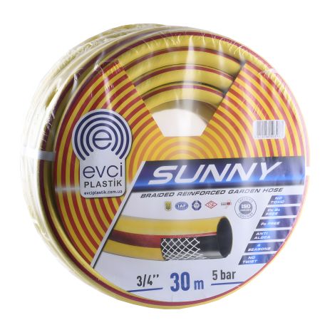Шланг для поливу Evci Plastic Веселка Сонечко 3/4"- 30м Шланг для поливу Evci Plastic Веселка Сонечко 3/4"- 30м