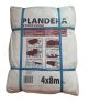 Тент Пландека Тарпаулин 4x8м защитный для дачи (90г/м2) белый (Wimar) Польша с люверсами