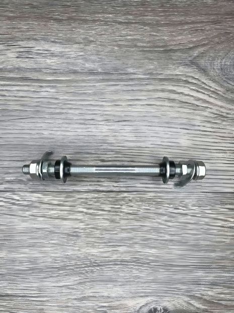 Передня вісь для гірських велосипедів 140 мм під гайку