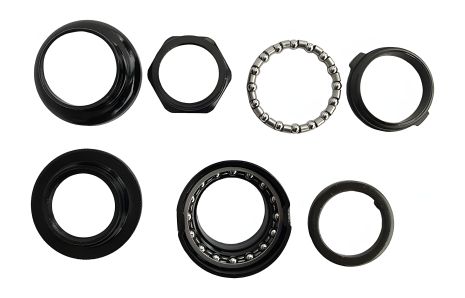 Кермова колонка Neco H130 BK "чорна" 1" 22,2 x 30 x 27