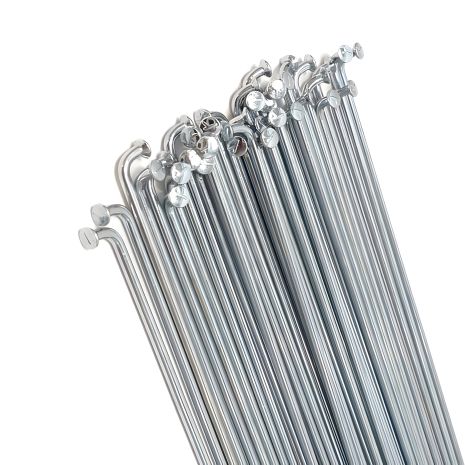 Спиця срібляста 292 мм з ніпелем Спиця срібляста 292 мм з ніпелем