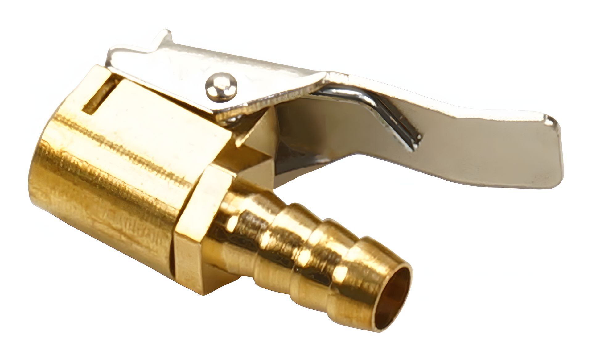 Наконечник на насос "прищіпка" для автомобільного або ножного насоса Наконечник на насос "прищіпка" для автомобільного або ножного насоса