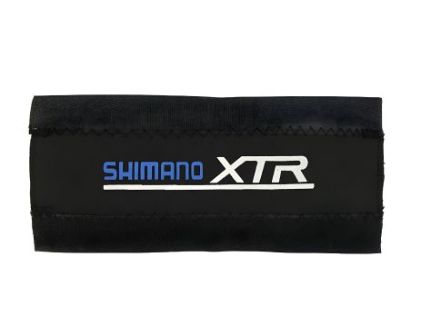 Черная защита пера / цепи SHIMANO XTR на липучке (ткань)
