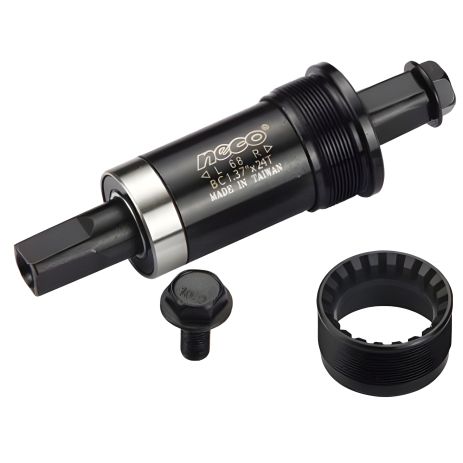 Каретка Neco 1.37*24Т (Тайвань) на промислових підшипниках, вал 122,5 мм