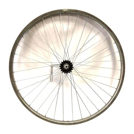 Колесо заднее на червячной втулке 20" стальной оцинкованный обод Колесо заднее на червячной втулке 20" стальной оцинкованный обод