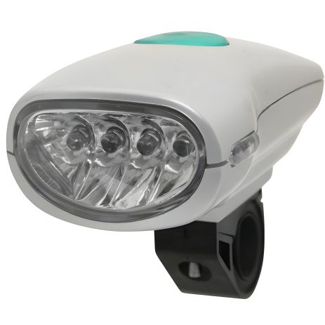 Передняя фара JING YI JY-822 D серая, с креплением на руль Передняя фара JING YI JY-822 D серая, с креплением на руль