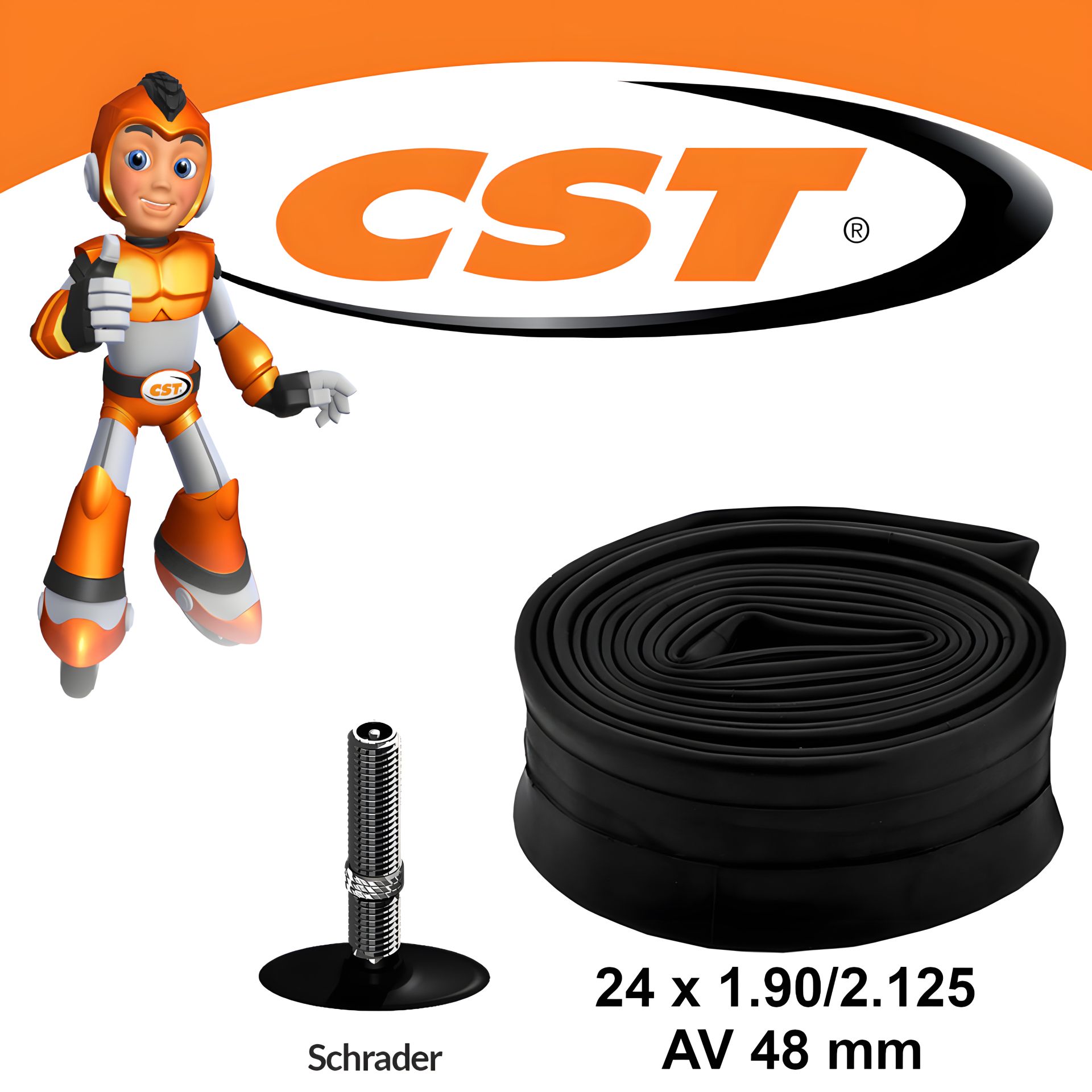 Камера 24 х 1.90/2.125 AV 48 мм CST Камера 24 х 1.90/2.125 AV 48 мм CST