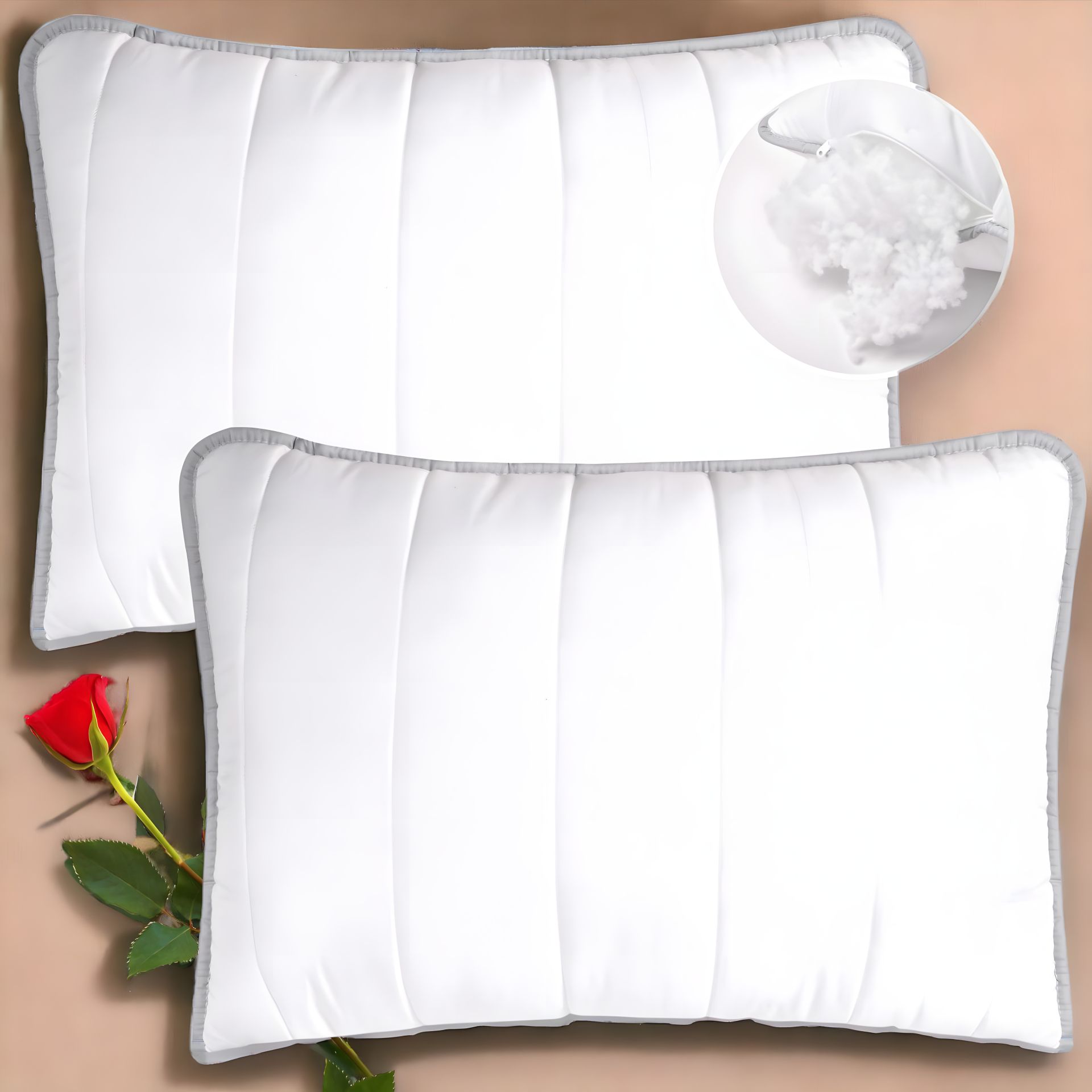 Набор из 2 антиаллергенных подушек 50х70 см, IDEIA LINE (8-35510*001) Набор из 2 антиаллергенных подушек 50х70 см, IDEIA LINE (8-35510*001)