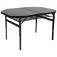 Стол Bo-Camp Northgate Oval 120x80 cm Black/Grey (1404187)