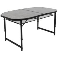 Стол Bo-Camp Northgate Oval 150x80 cm Black/Grey (1404188) Стол Bo-Camp Northgate Oval 150x80 cm Black/Grey (1404188)