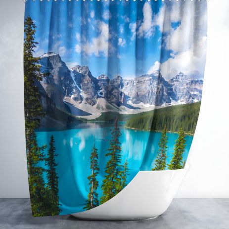 Ванна штора Rocky Mountains Tropichome розміром 180x200 см