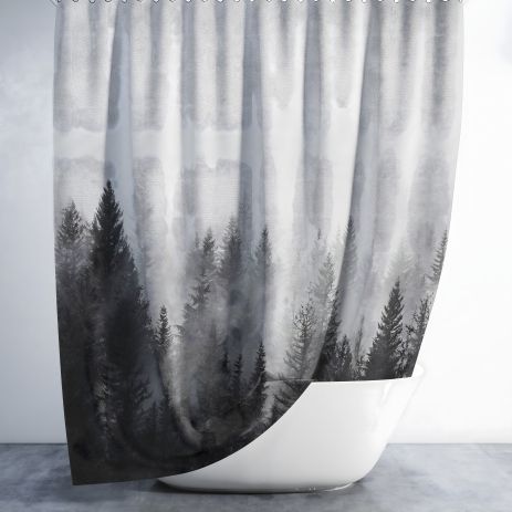 Штора для ванної кімнати Forest View від Tropichome розміром 180x200 см