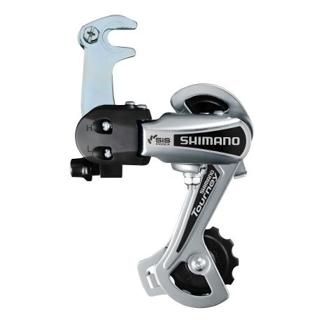 Задний переключатель скоростей Shimano Tourney RD-TY21-B-GS 6-7 скоростей, крепление под крюк