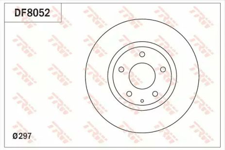 Brake Mazda 6 2.0-2.5 2013-, CX-5 2.0-2.2 2011- Фронт. (PR-in trw)