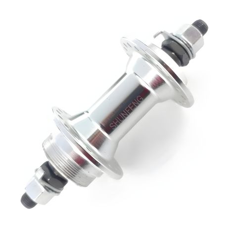 Передня втулка Shunfeng (під дискове гальмо) на 36 спиць, алюмінієва, на пром. підшипниках, під дисковий тор