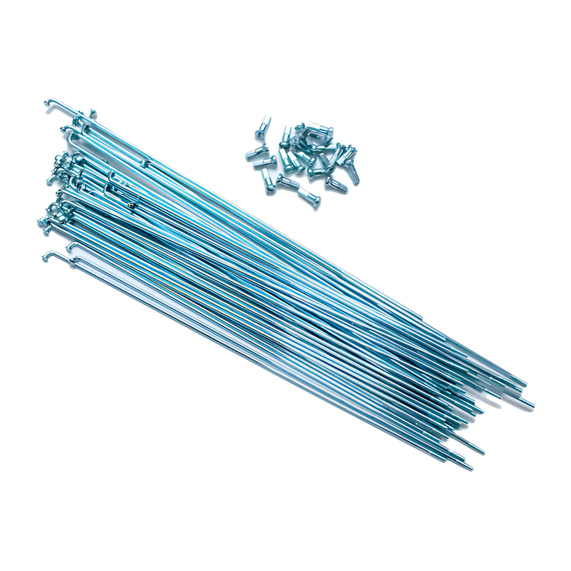 Велосипедная спица 280 мм + ниппель, серебристая Велосипедная спица 280 мм + ниппель, серебристая