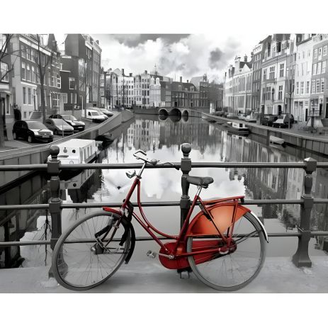 Алмазная мозаика "Велопрогулка" 40х50 см ColorArt SP065 Алмазная мозаика "Велопрогулка" 40х50 см ColorArt SP065