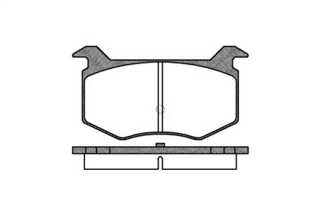 Колодки передні гальмівні Москвич, WOKING (P288300)