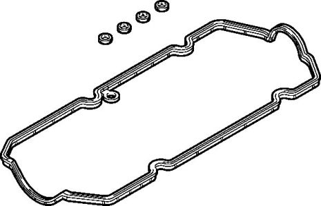 Комплект прокладок крышки головки цилиндра FIAT 1,4/1,6 03- , ELRING (724280)