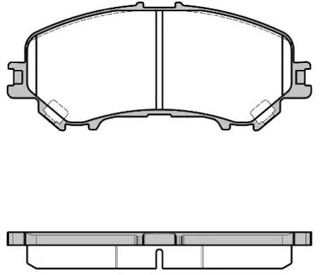 Колодки передні гальмівні Qashqai II/Kadjar 15-, WOKING (P1218322)