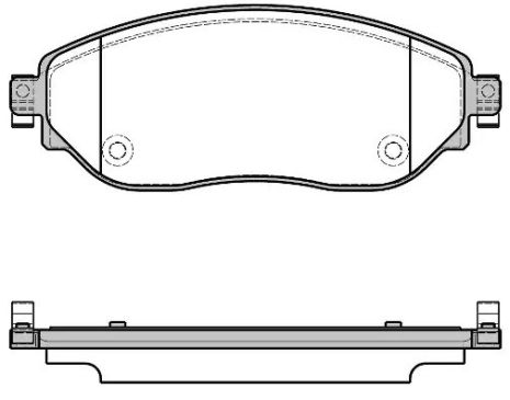 Колодки гальмівні, renault trafic iii WOKING (P1717308)
