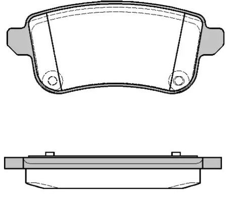 Комплект тормозных колодок, дисковый тормоз RENAULT GRAND SCÉNIC, REMSA (138710)