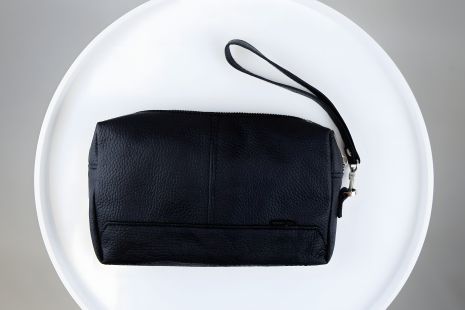 Барсетка кожаная мужская, черная - SKILL клатч Барсетка кожаная мужская, черная - SKILL клатч