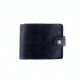 Чоловічий шкіряний чорний гаманець
