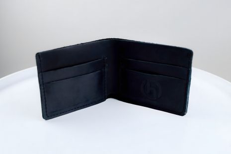 Чоловічий гаманець Skill біфолд зі шкіри, чорний Чоловічий гаманець Skill біфолд зі шкіри, чорний