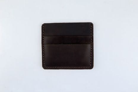 Картхолдер из натуральной кожи коричневый, мужской Картхолдер из натуральной кожи коричневый, мужской