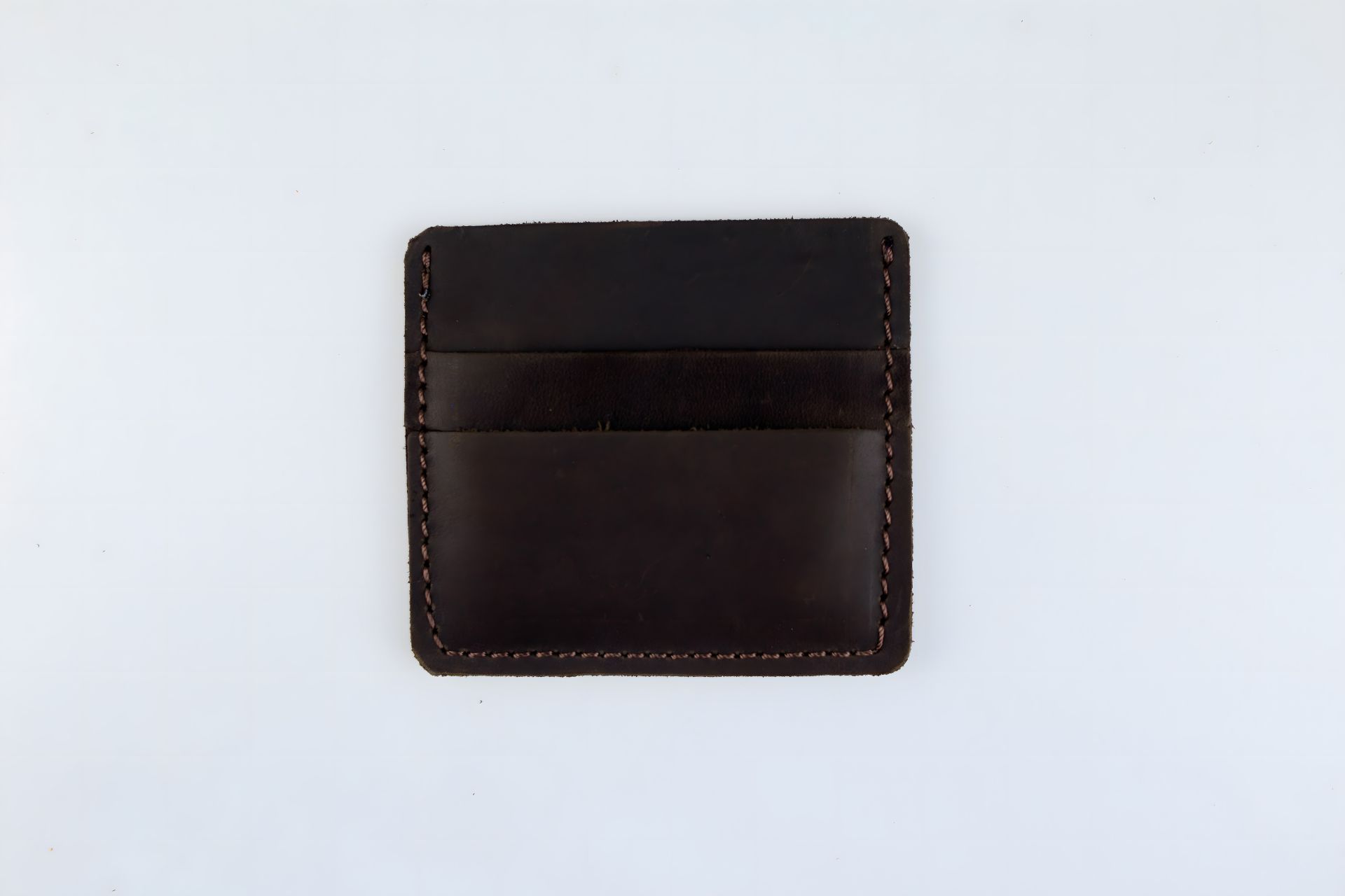 Картхолдер из натуральной кожи коричневый, мужской Картхолдер из натуральной кожи коричневый, мужской