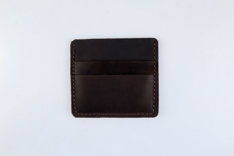 Картхолдер из натуральной кожи коричневый, мужской Картхолдер из натуральной кожи коричневый, мужской
