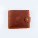 Чоловічий гаманець із натуральної шкіри коричневий