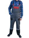 Професіонал Комбо Напівкомбінезон робочий 1128 сірий зі світловідбиваючою смугою розмір 44-46 Професіонал Комбо Напівкомбінезон робочий 1128 сірий зі світловідбиваючою смугою розмір 44-46