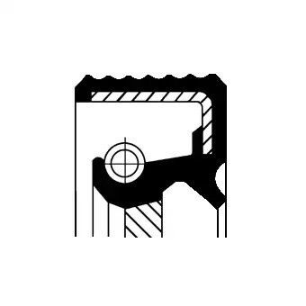 Сальник КПП MB 40X65X8 ACM BASLRSX27, CORTECO (01019287B)