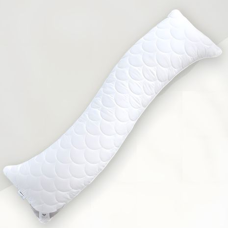 Подушка S-FORM ТМ IDEIA з блискавкою в чохлі, 40х130 см біла (08-13255) Подушка S-FORM ТМ IDEIA з блискавкою в чохлі, 40х130 см біла (08-13255)